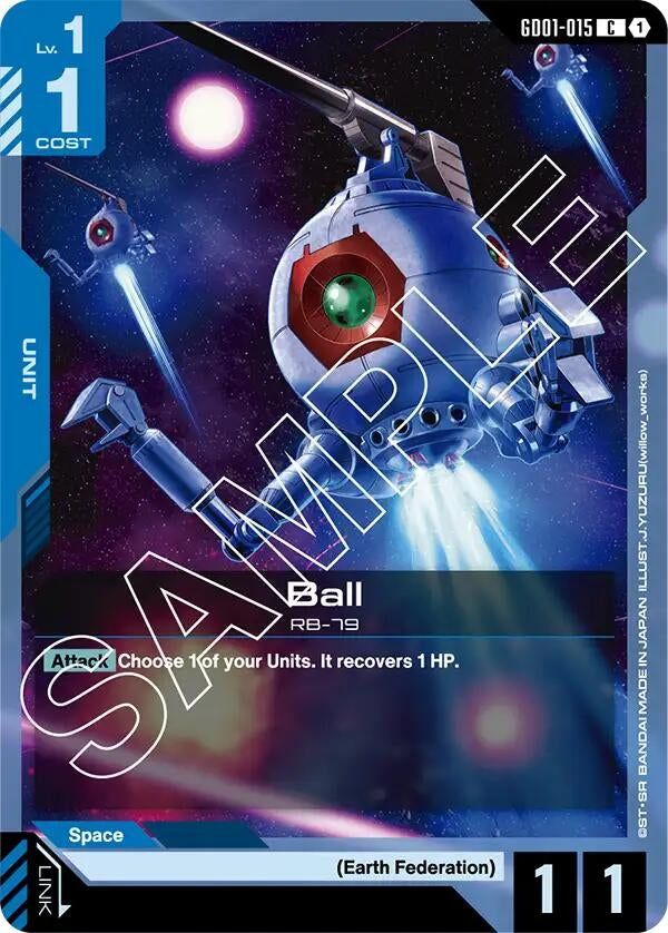 Image for Ball (Newtype Rising) (GD01-015) - Gundam Card Game