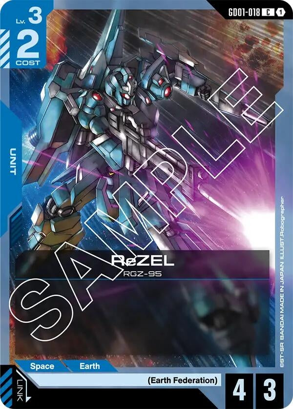 Image for ReZEL (Newtype Rising) (GD01-018) - Gundam Card Game