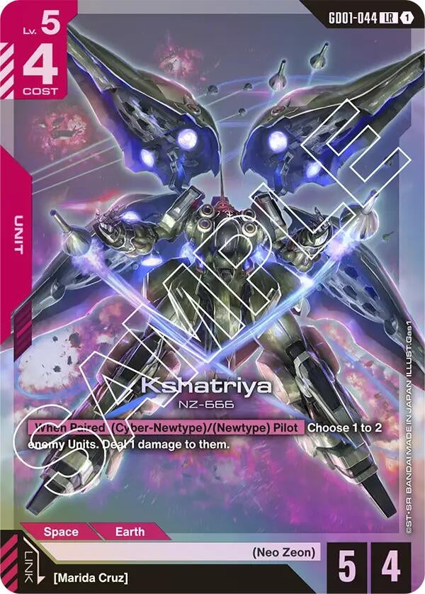 Image for Kshatriya (GD01-044) (Newtype Rising) (GD01-044) - Gundam Card Game