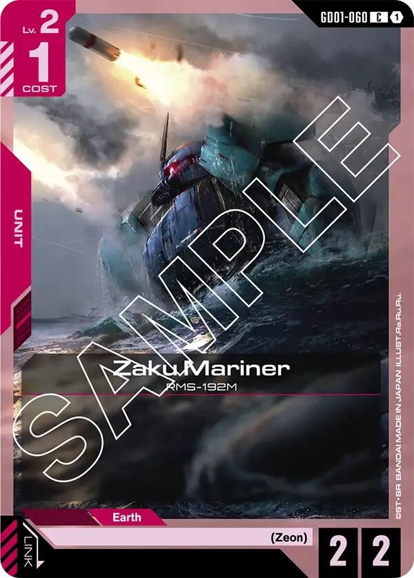 Image for Zaku Mariner (Newtype Rising) (GD01-060) - Gundam Card Game