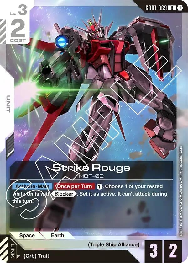 Image for Strike Rouge (Newtype Rising) (GD01-069) - Gundam Card Game