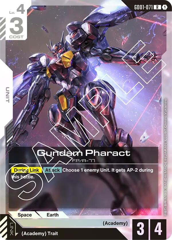 Image for Gundam Pharact (Newtype Rising) (GD01-071) - Gundam Card Game