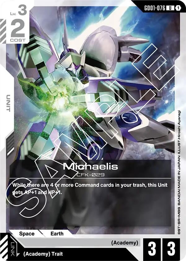 Image for Michaelis (Newtype Rising) (GD01-076) - Gundam Card Game