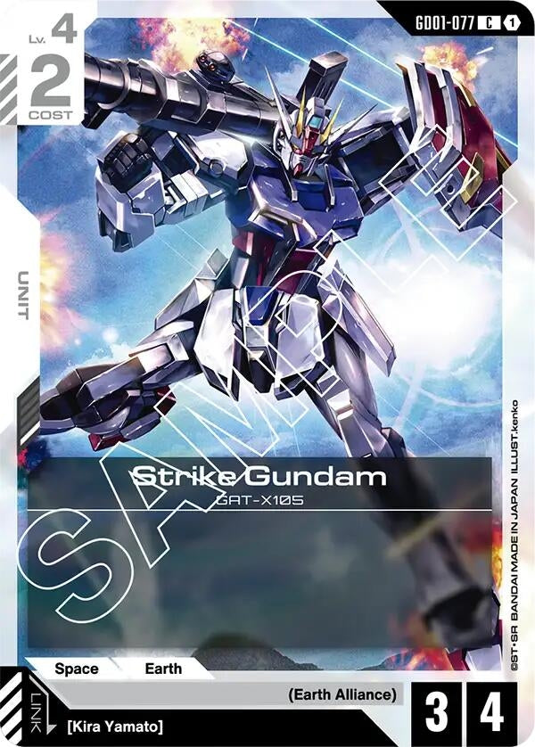 Image for Strike Gundam (GD01-077) (Newtype Rising) (GD01-077) - Gundam Card Game