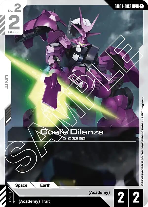 Image for Guel's Dilanza (Newtype Rising) (GD01-083) - Gundam Card Game