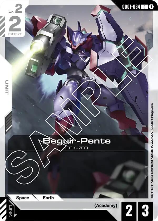 Image for Beguir-Pente (Newtype Rising) (GD01-084) - Gundam Card Game