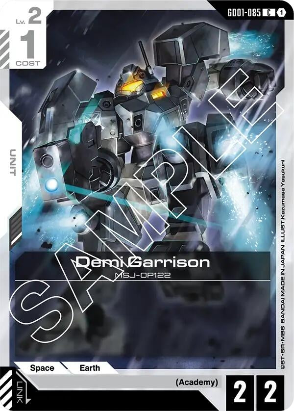 Image for Demi Garrison (Newtype Rising) (GD01-085) - Gundam Card Game