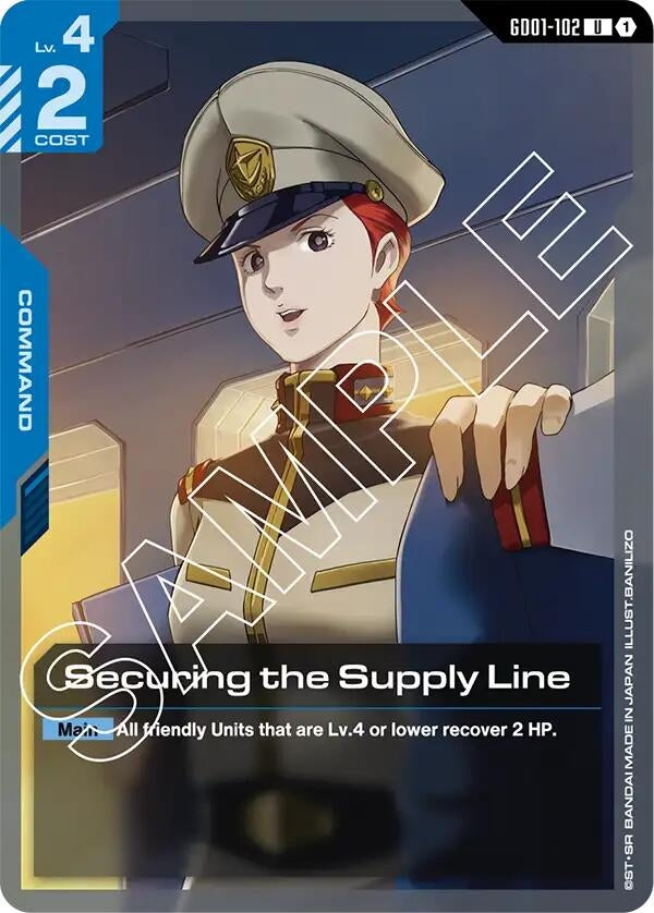 Image for Securing the Supply Line (Newtype Rising) (GD01-102) - Gundam Card Game