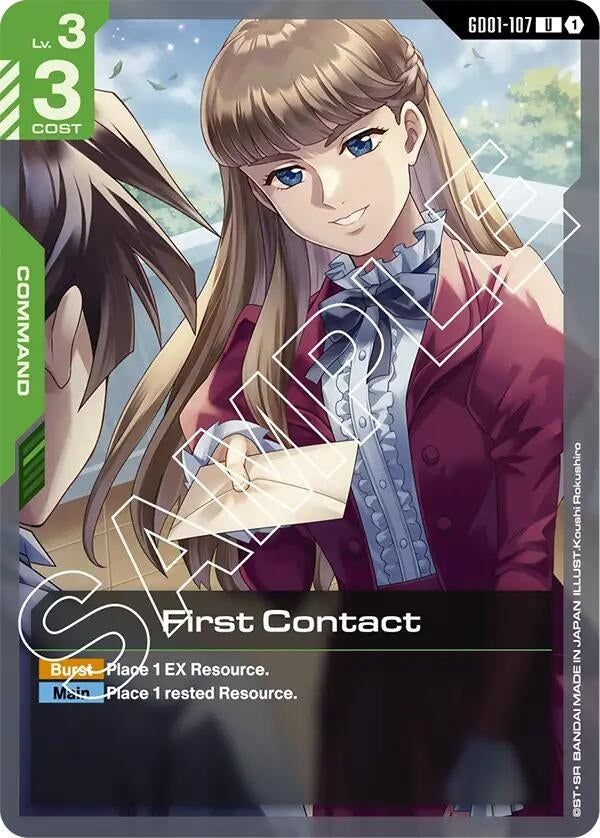 Image for First Contact (Newtype Rising) (GD01-107) - Gundam Card Game