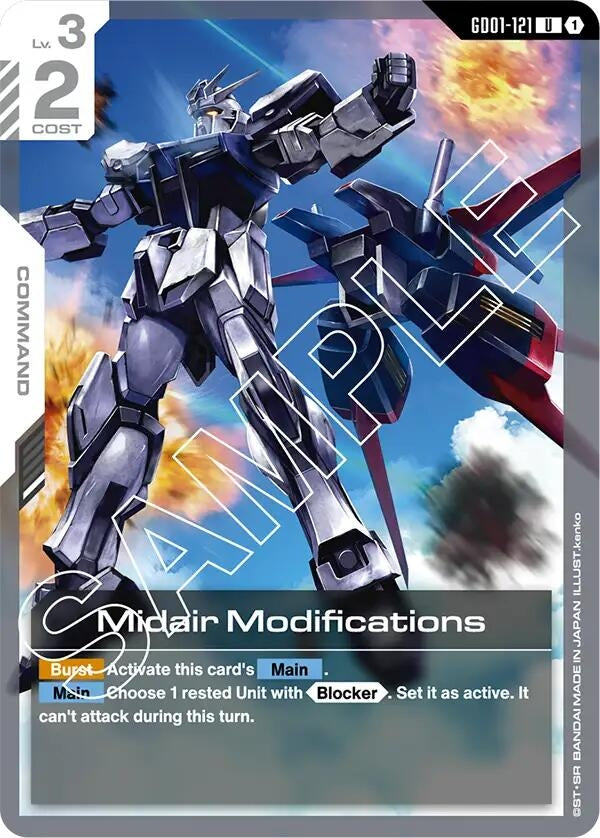 Image for Midair Modifications (Newtype Rising) (GD01-121) - Gundam Card Game