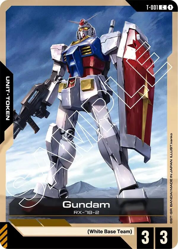 Image for Gundam (T-001) Token (Newtype Rising) (T-001) - Gundam Card Game