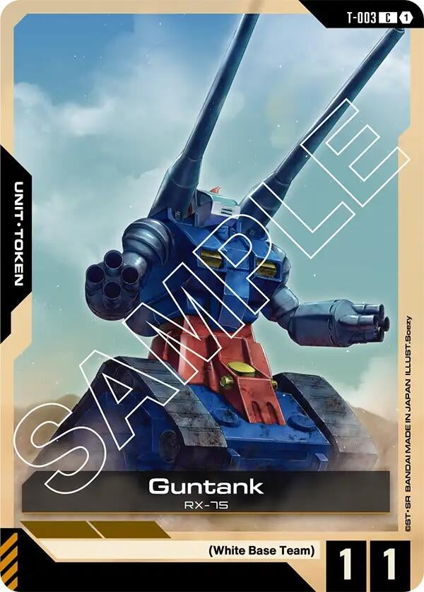 Image for Guntank (T-003) Token (Newtype Rising) (T-003) - Gundam Card Game