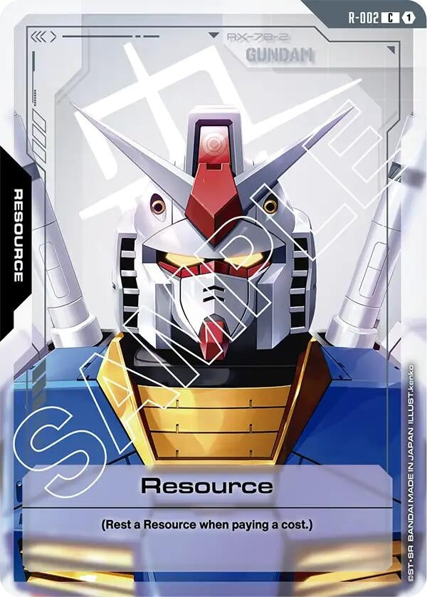 Image for Resource (R-002) (Newtype Rising) (R-002) - Gundam Card Game