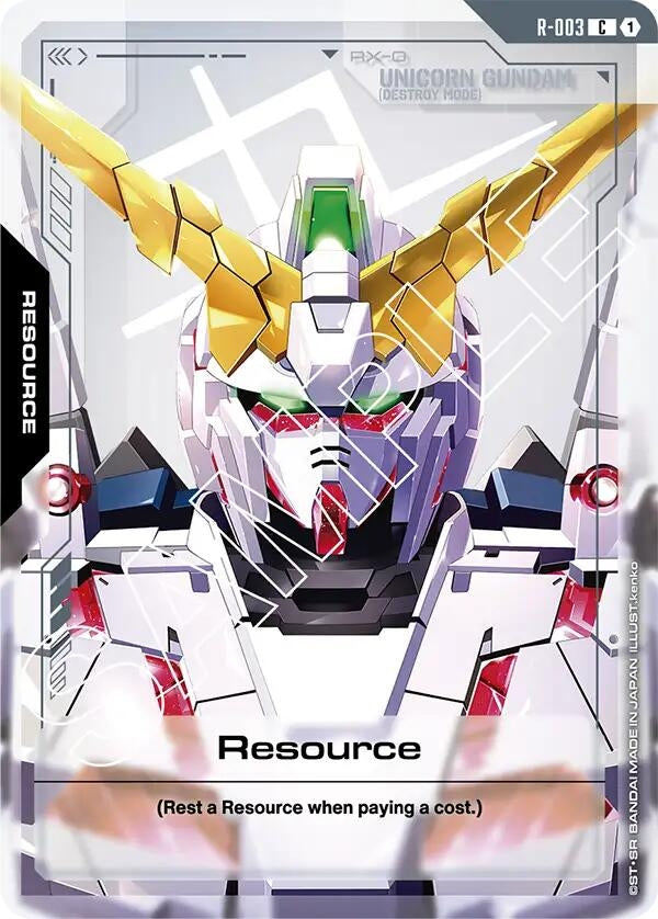 Image for Resource (R-003) (Newtype Rising) (R-003) - Gundam Card Game