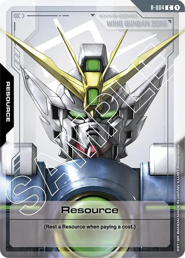 Image for Resource (R-004) (Newtype Rising) (R-004) - Gundam Card Game