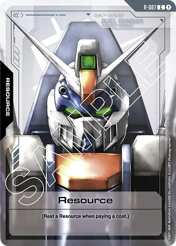 Image for Resource (R-007) (Newtype Rising) (R-007) - Gundam Card Game