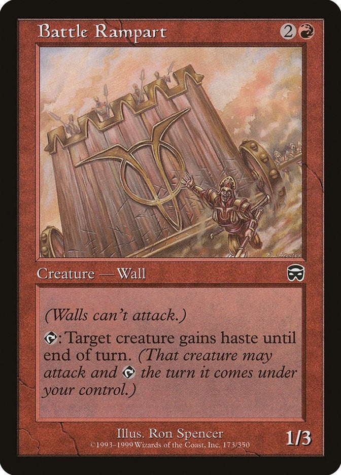 Image for Battle Rampart (Mercadian Masques) (173) - Magic: The Gathering