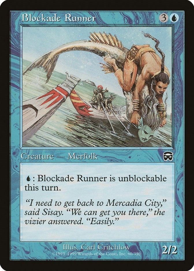 Image for Blockade Runner (Mercadian Masques) (60) - Magic: The Gathering