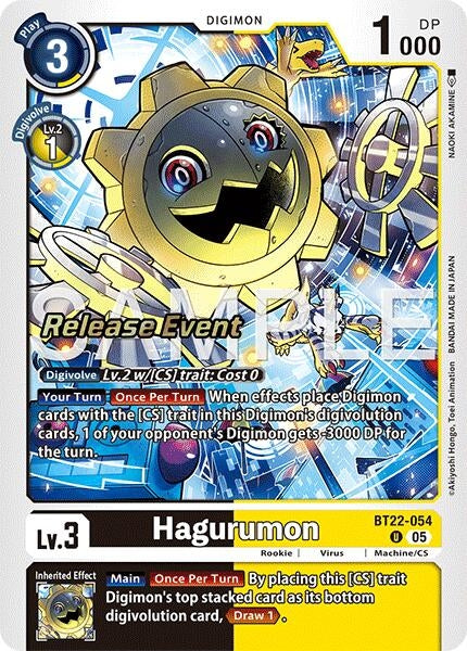 Image for Hagurumon (Cyber Eden Release Event Cards) (BT22-054 U) - Digimon Card Game