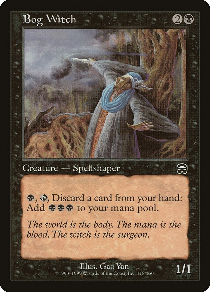 Image for Bog Witch (Mercadian Masques) (118) - Magic: The Gathering