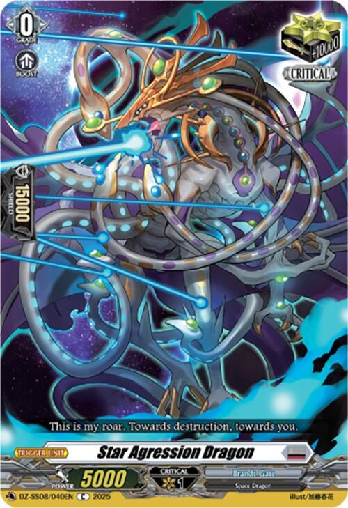 Image for Star Agression Dragon (DZ-SS08: Festival Booster 2025) (DZ-SS08/040EN) - Cardfight Vanguard