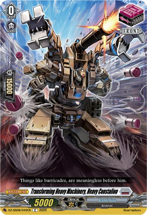Image for Transforming Heavy Machinery, Heavy Constalion (DZ-SS08: Festival Booster 2025) (DZ-SS08/042EN) - Cardfight Vanguard
