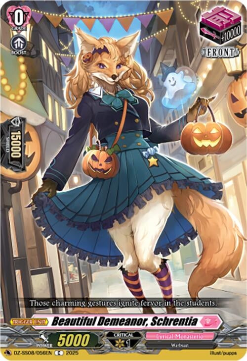 Image for Beautiful Demeanor, Schrentia (DZ-SS08: Festival Booster 2025) (DZ-SS08/056EN) - Cardfight Vanguard