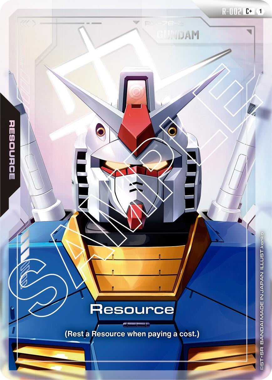 Image for Resource (R-002) (C+) (Newtype Rising) (R-002) - Gundam Card Game