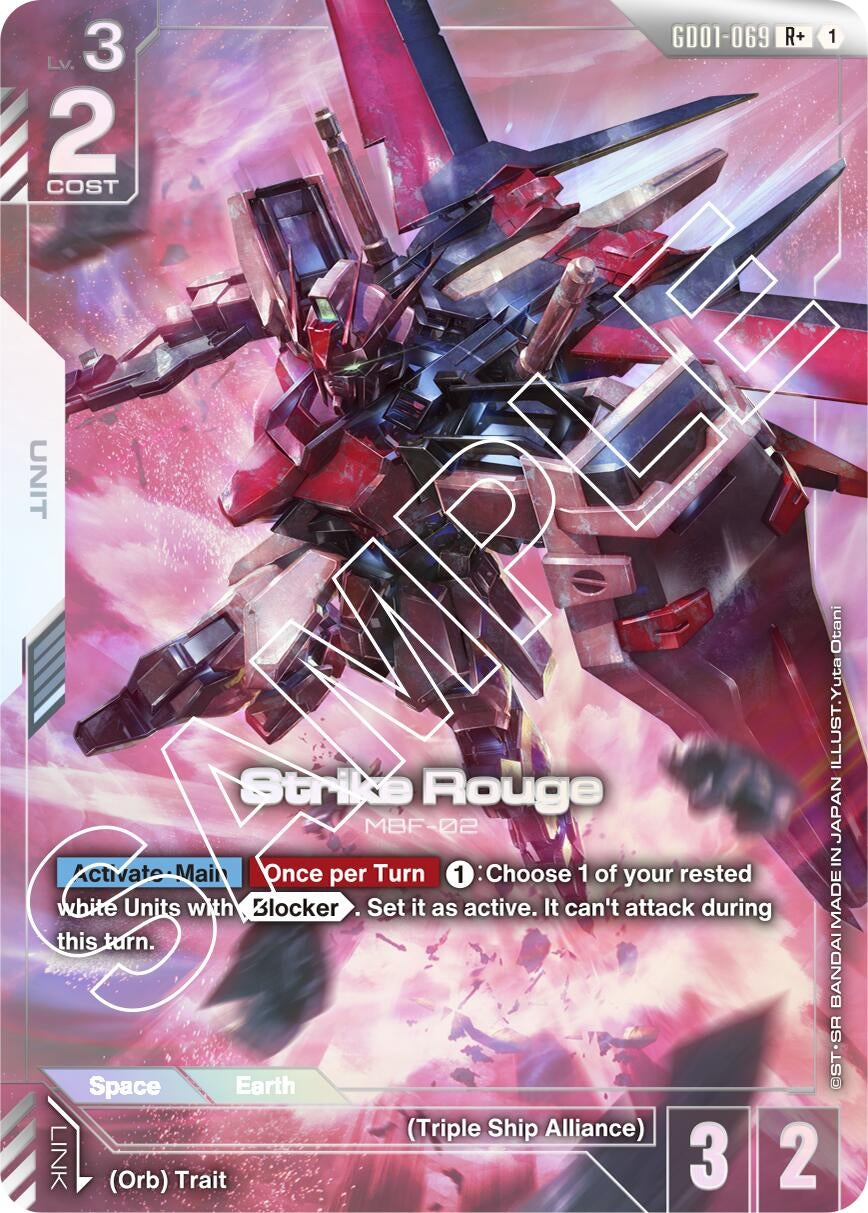 Image for Strike Rouge (R+) (Newtype Rising) (GD01-069) - Gundam Card Game