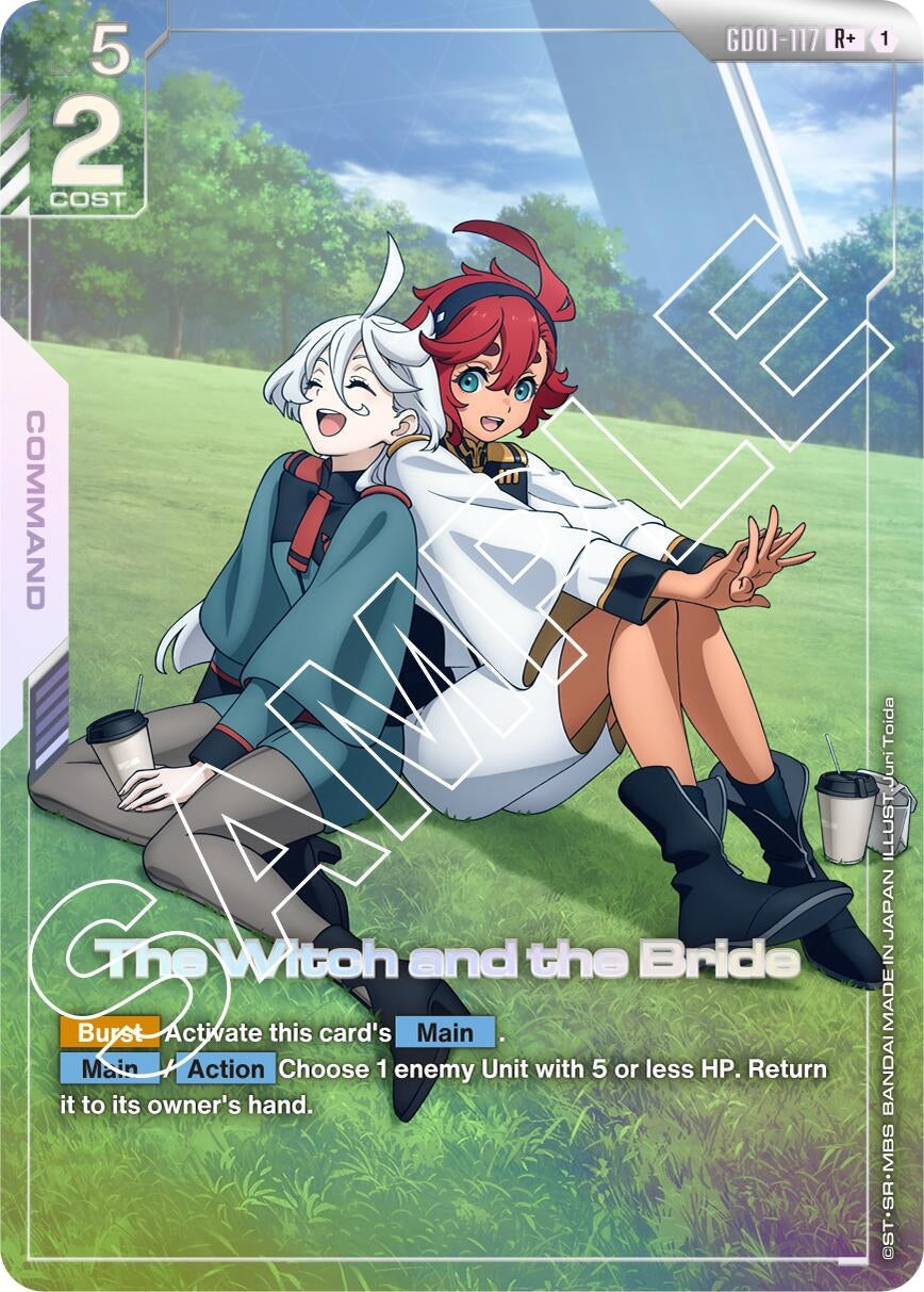 Image for The Witch and the Bride (R+) (Newtype Rising) (GD01-117) - Gundam Card Game