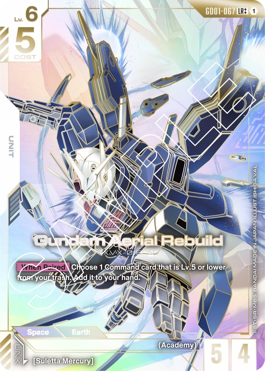 Image for Gundam Aerial Rebuild (LR++) (Newtype Rising) (GD01-067) - Gundam Card Game