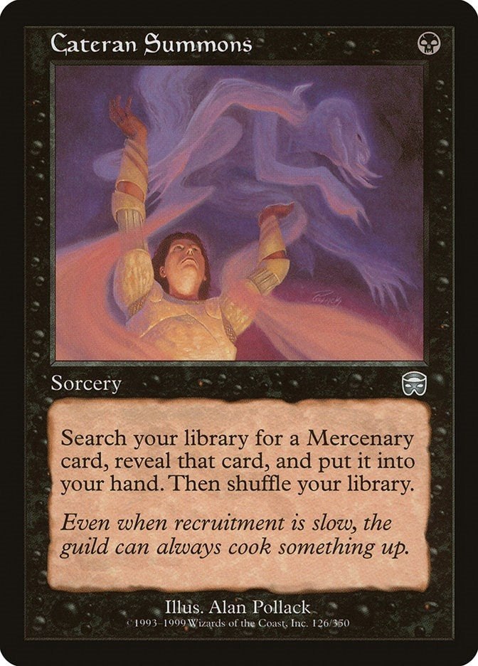 Image for Cateran Summons (Mercadian Masques) (126) - Magic: The Gathering