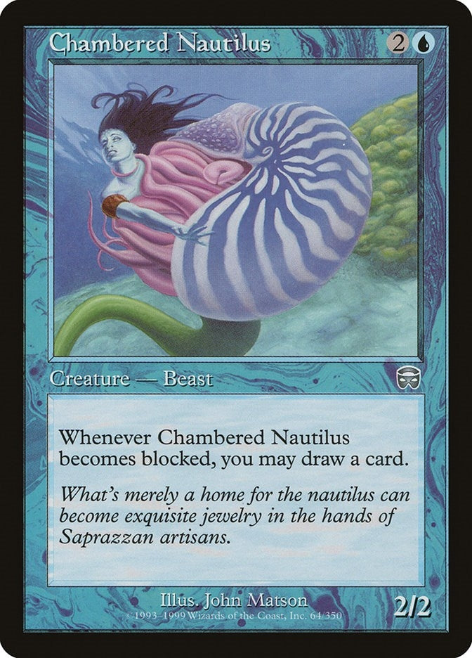 Image for Chambered Nautilus (Mercadian Masques) (64) - Magic: The Gathering