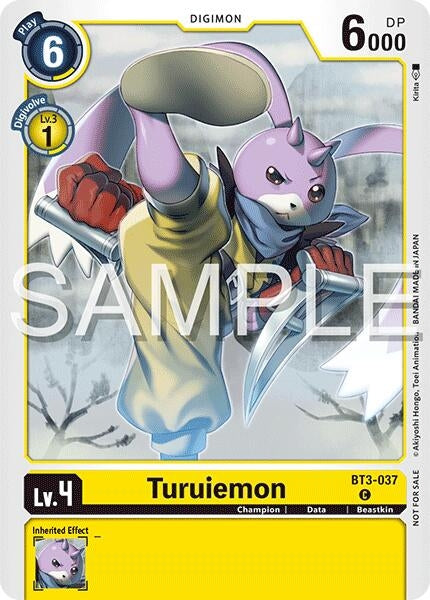 Image for Turuiemon (Time Stranger Demo Deck) (Digimon Demo Deck Exclusive Cards) (BT3-037 C) - Digimon Card Game