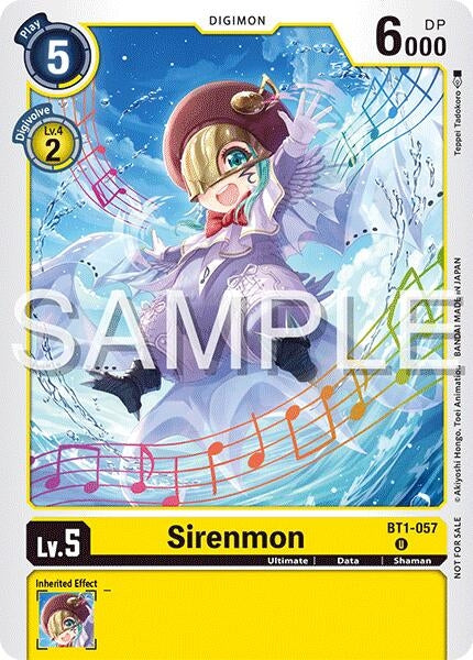 Image for Sirenmon (Time Stranger Demo Deck) (Digimon Demo Deck Exclusive Cards) (BT1-057 U) - Digimon Card Game