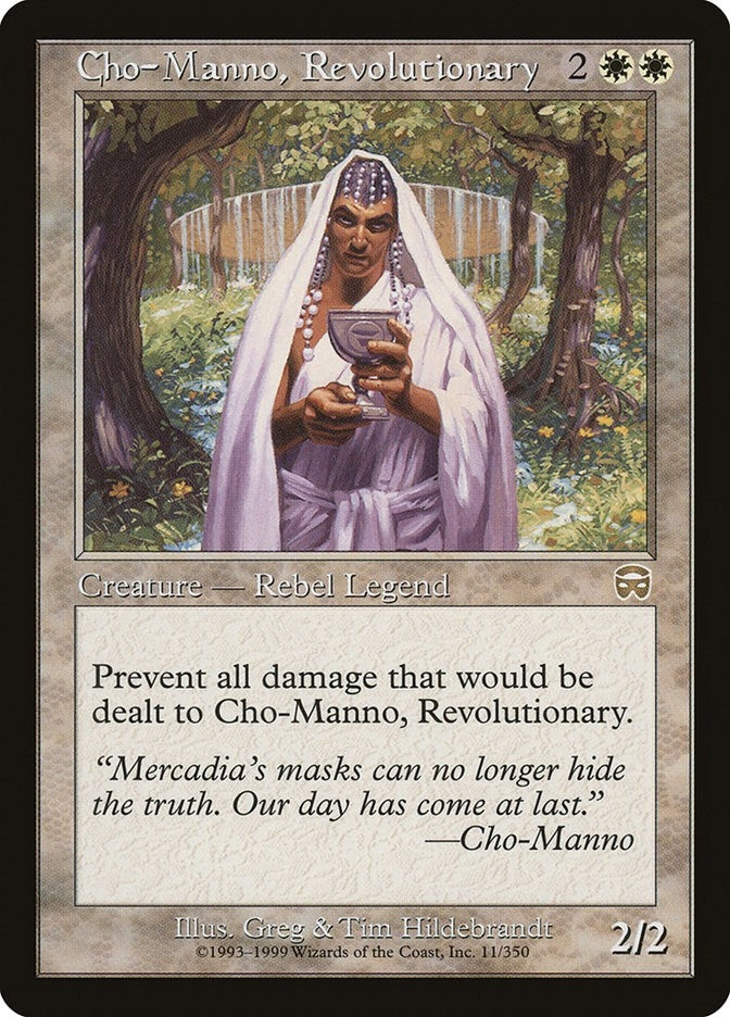 Image for Cho-Manno, Revolutionary (Mercadian Masques) (11) - Magic: The Gathering
