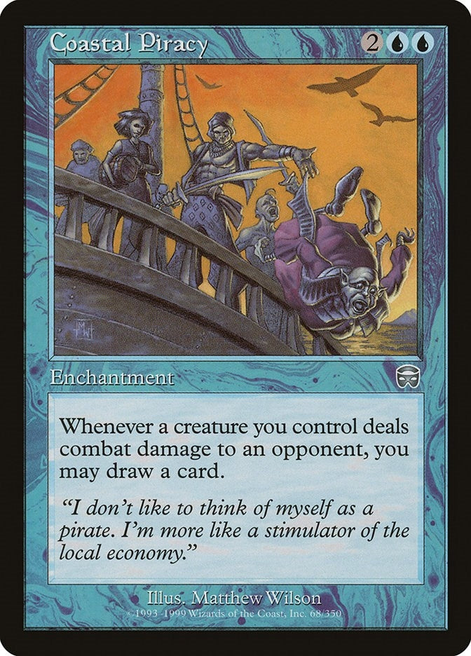 Image for Coastal Piracy (Mercadian Masques) (68) - Magic: The Gathering