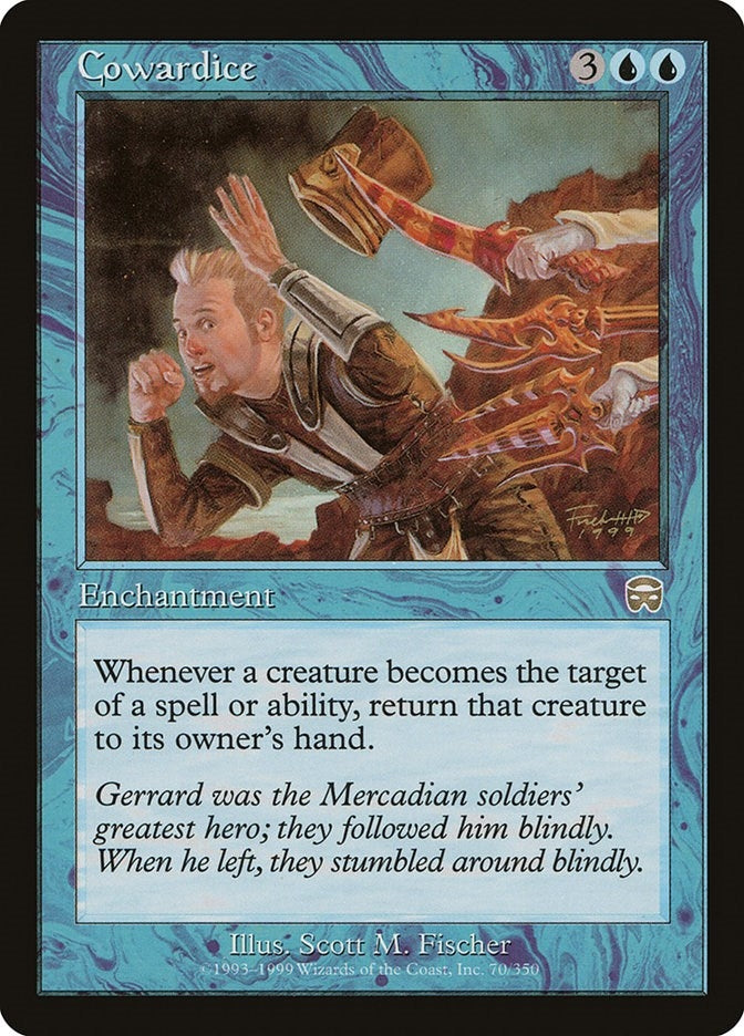 Image for Cowardice (Mercadian Masques) (70) - Magic: The Gathering
