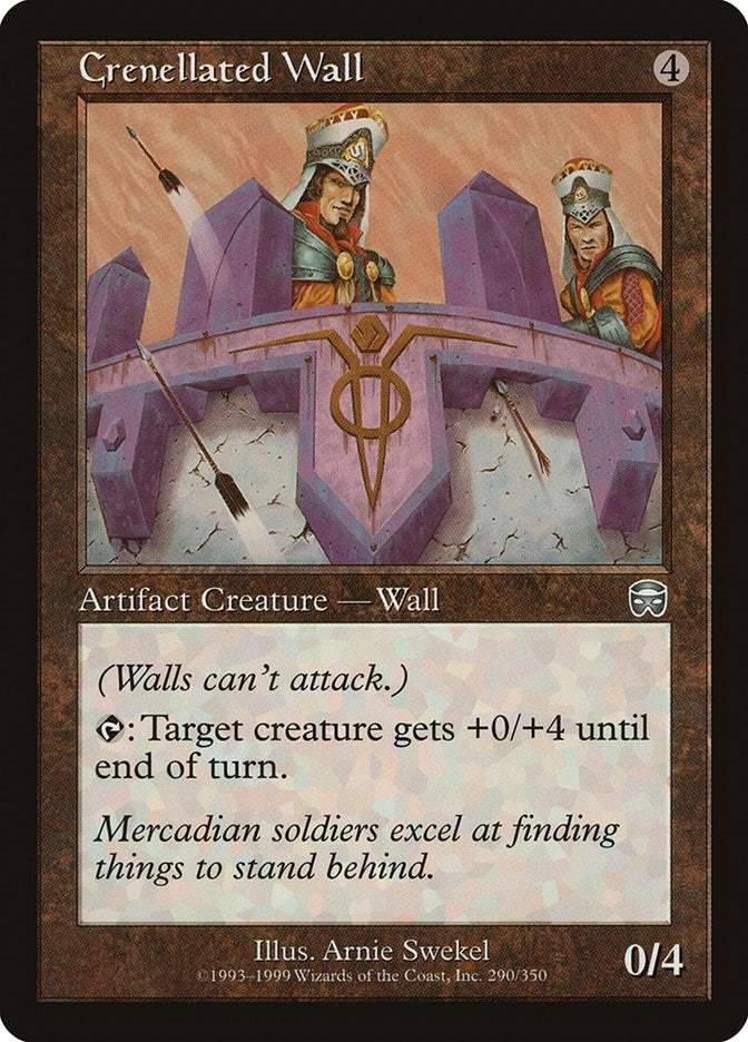 Image for Crenellated Wall (Mercadian Masques) (290) - Magic: The Gathering