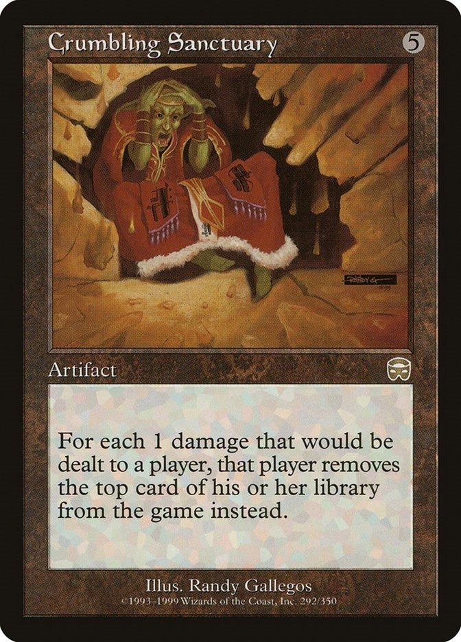 Image for Crumbling Sanctuary (Mercadian Masques) (292) - Magic: The Gathering