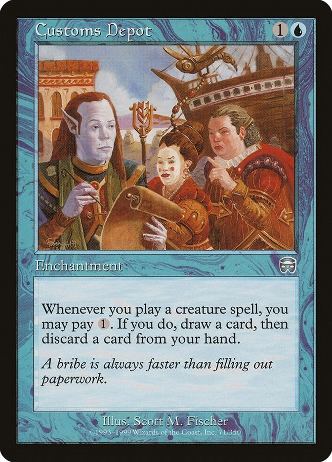 Image for Customs Depot (Mercadian Masques) (71) - Magic: The Gathering