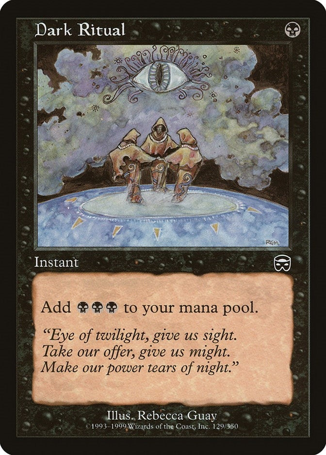 Image for Dark Ritual (Mercadian Masques) (129) - Magic: The Gathering