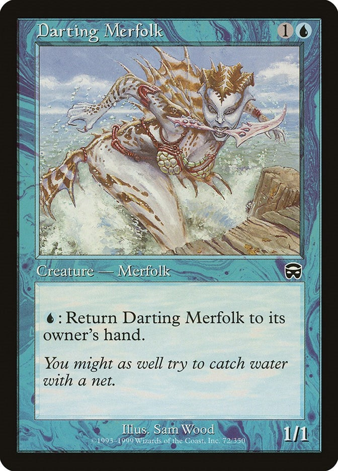Image for Darting Merfolk (Mercadian Masques) (72) - Magic: The Gathering