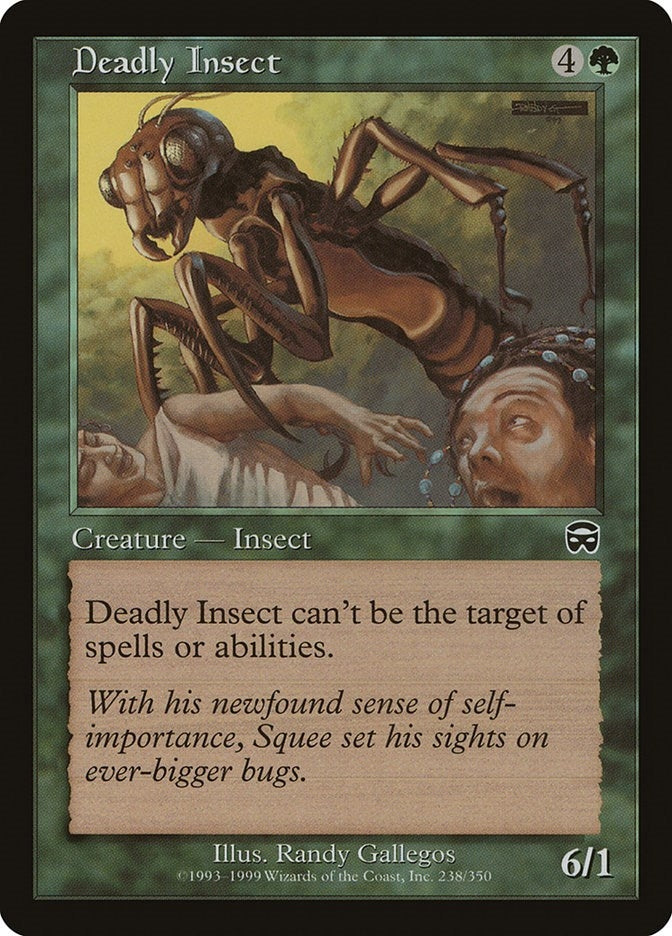 Image for Deadly Insect (Mercadian Masques) (238) - Magic: The Gathering