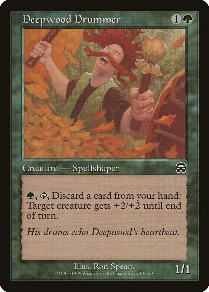 Image for Deepwood Drummer (Mercadian Masques) (239) - Magic: The Gathering