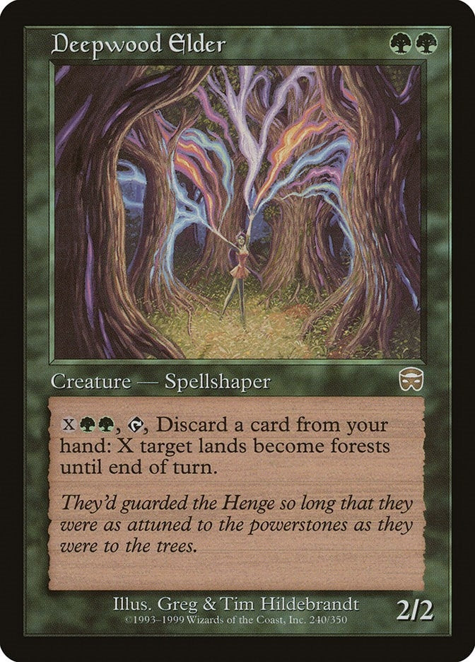 Image for Deepwood Elder (Mercadian Masques) (240) - Magic: The Gathering