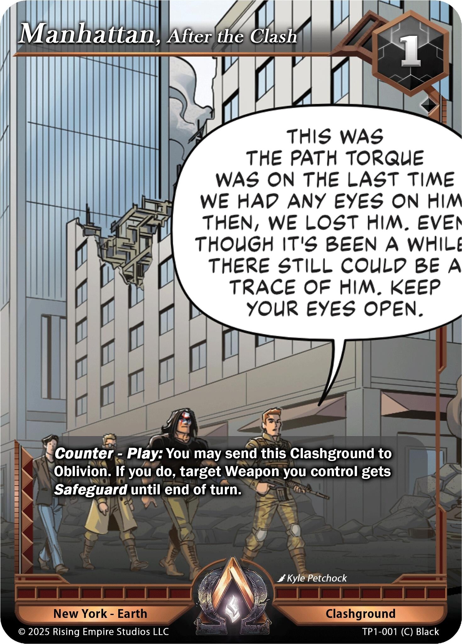 Image for Manhattan, After the Clash (Spoils of the Forgotten) (TP1-001) - Alpha Clash