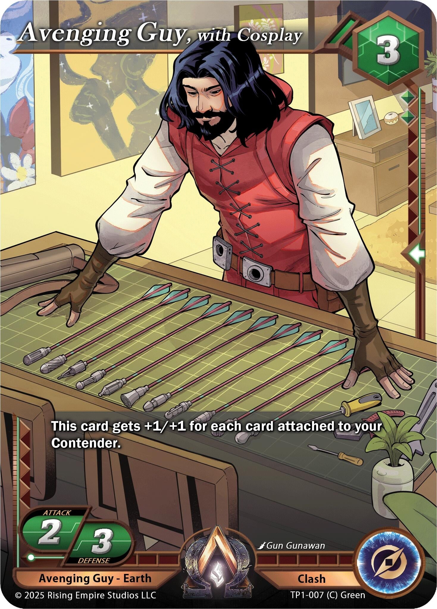 Image for Avenging Guy, with Cosplay (Spoils of the Forgotten) (TP1-007) - Alpha Clash