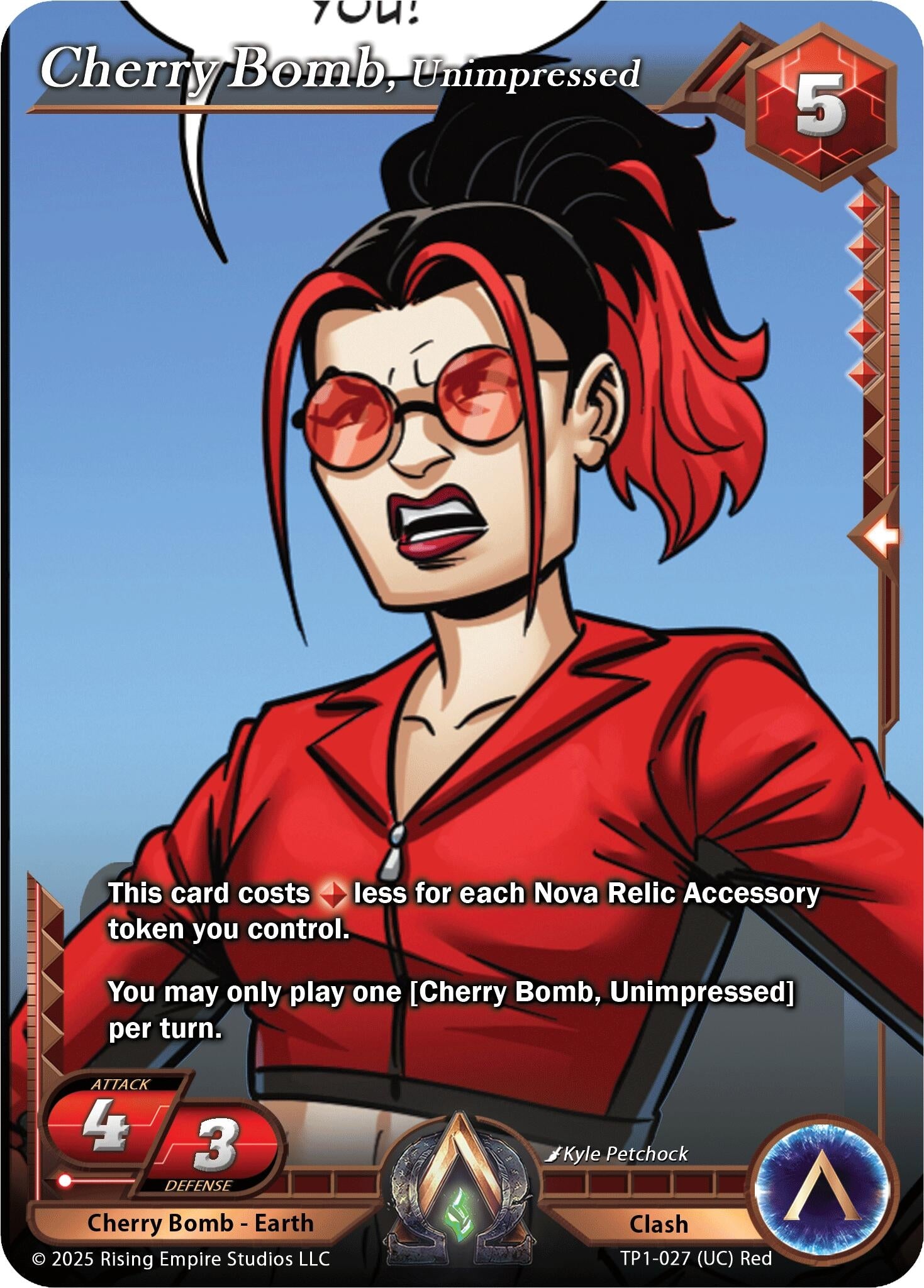 Image for Cherry Bomb, Unimpressed (Spoils of the Forgotten) (TP1-027) - Alpha Clash