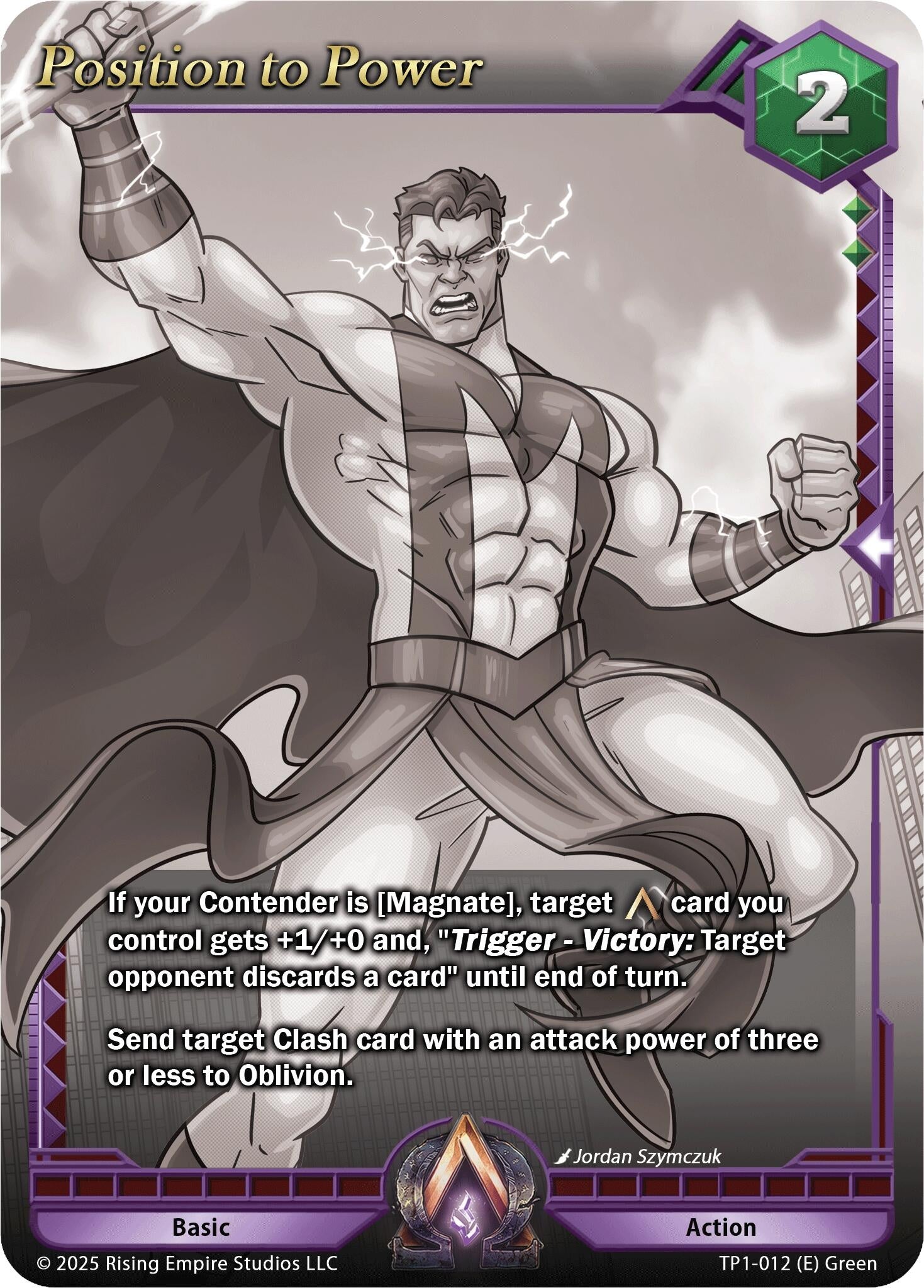 Image for Position to Power (Monochrome) (Spoils of the Forgotten) (TP1-012) - Alpha Clash